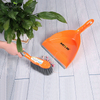 Hot selling products custom color plastic indoor household mini brush and dustpan set 9059