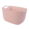 Plastic Storage Crate Cosmetic Storage Box Stackable Home Kitchen Warehouse Storage Basket A7021-3
