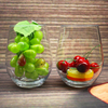 Health Life BPA Free Tritan Material Stemless 4 Units Red Wine Juice Glass C1002-1