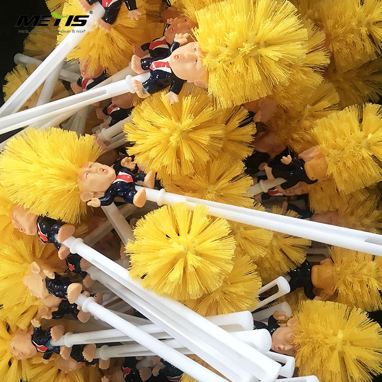 2019 new kissbuty Donald Trump toilet cleaning brush set