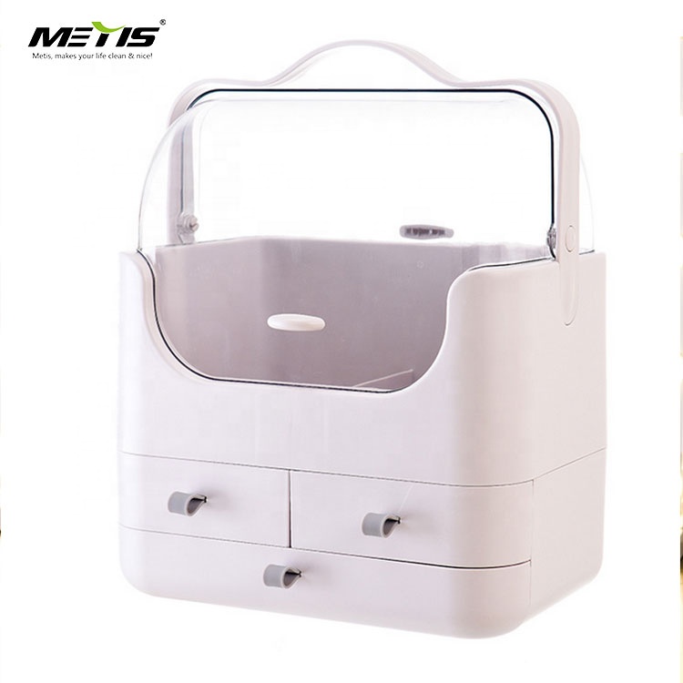 Small Pp Handle Storage Boxes Organizer with Lids Plastic Metis A7041