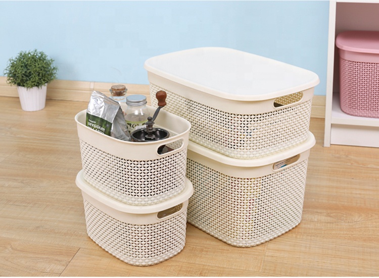 Funny 7029-4 Practical Baskets Kitchen Fruit Outdoor Plastic Storage Box