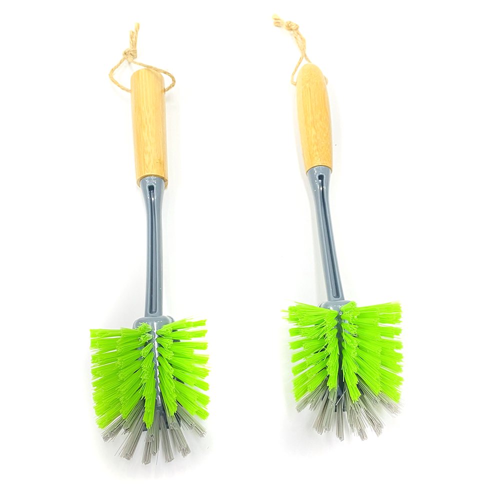 Soft Bristles durable material toilet brush cleaning with TPR handle D2005F