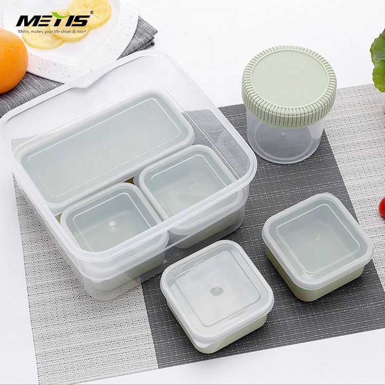 good selling plastic food storage container lunch box with Silicone seal layer