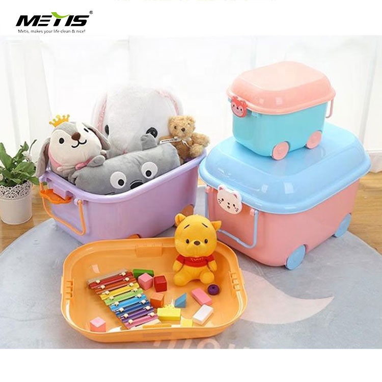 The factory sells cartoon children's toy storage box directly Designed for children