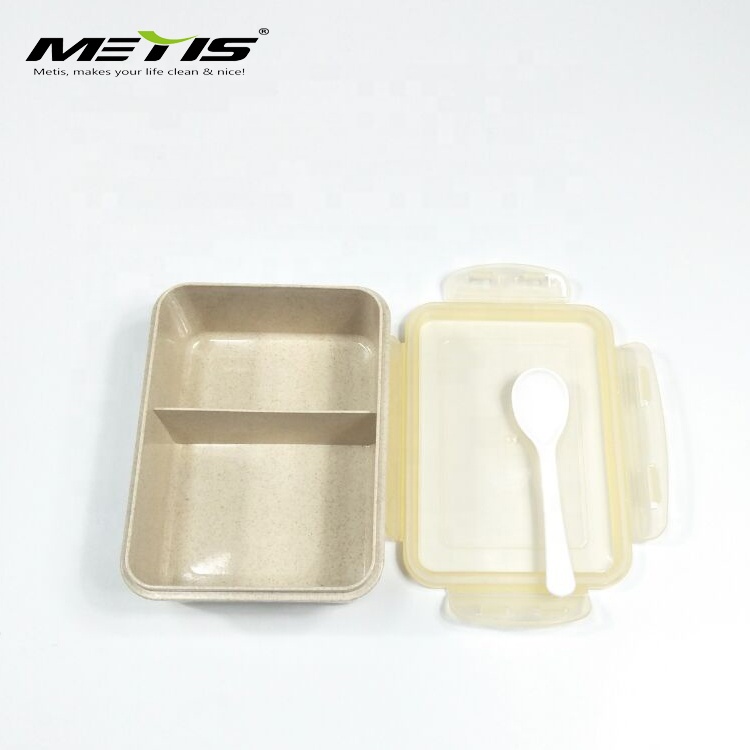 Environmentally friendly biodegradable A6074 optional TPR straw lunch box