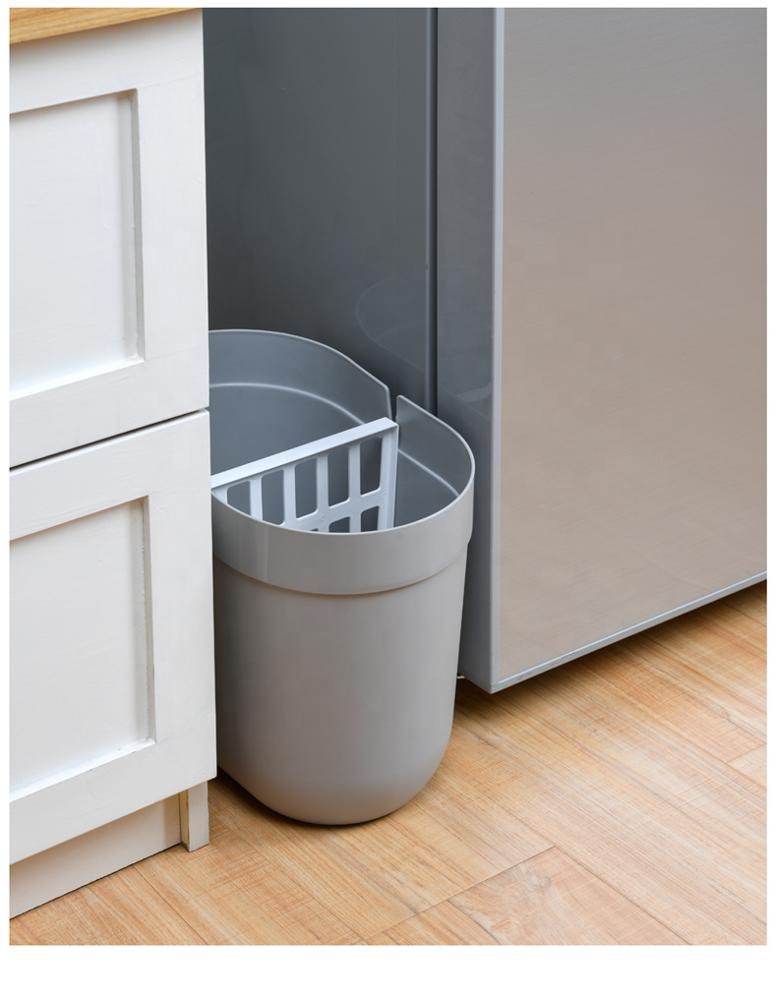 Creative Desktop Plastic Mini Flip Trash Can multi function plastic waste bins
