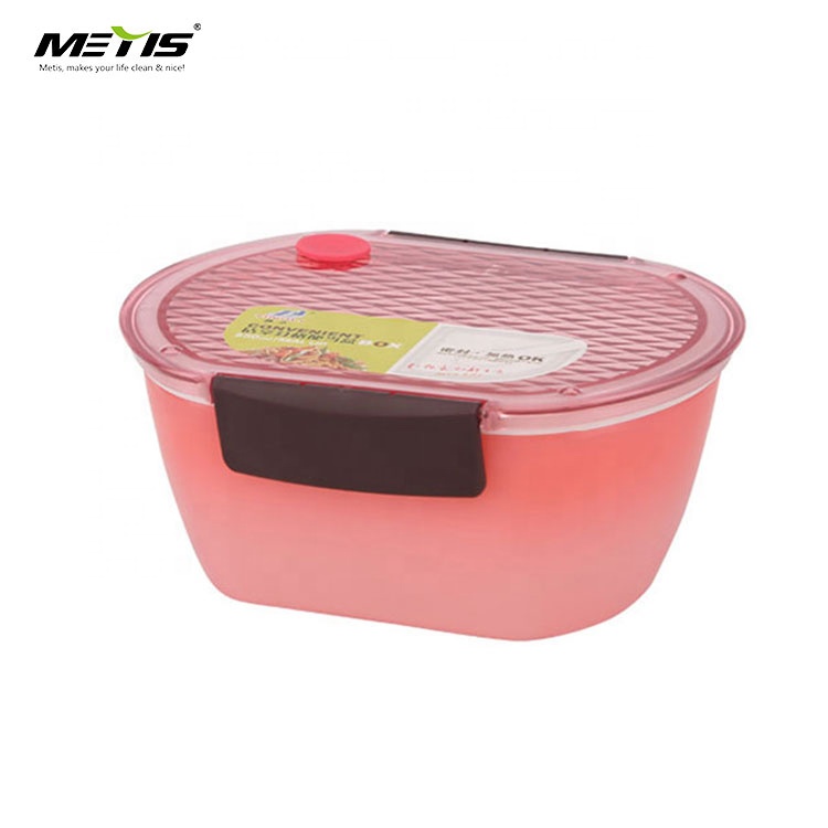 New Type Oval Shape Kids Usage Eco-friendly Plastic Lunch box