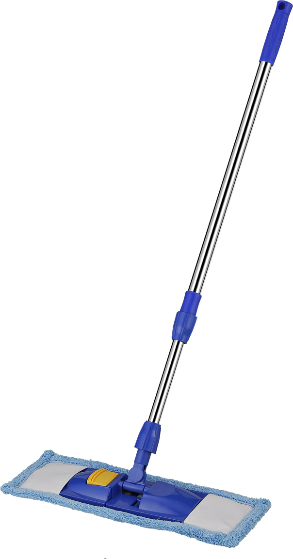 Long handle stainless steel pole magic flat spin microfiber cleaning mop 8002