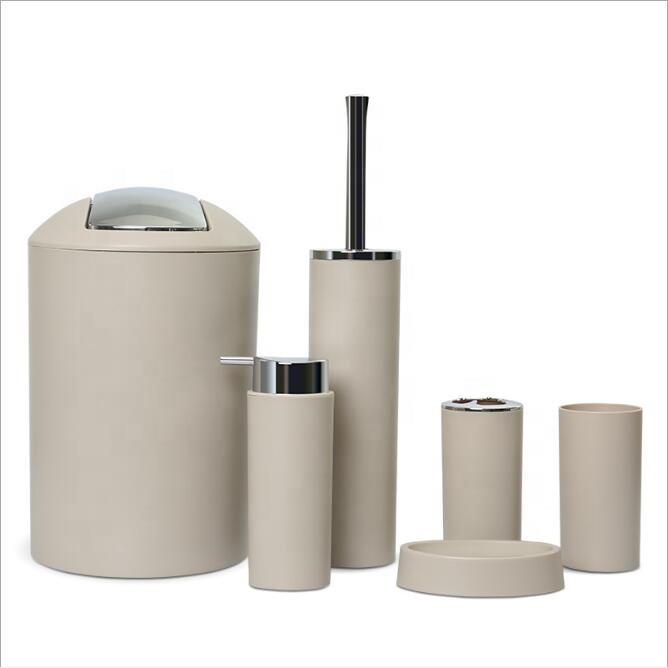 METIS new design eco-friendly plastic bathroom cleaning sets