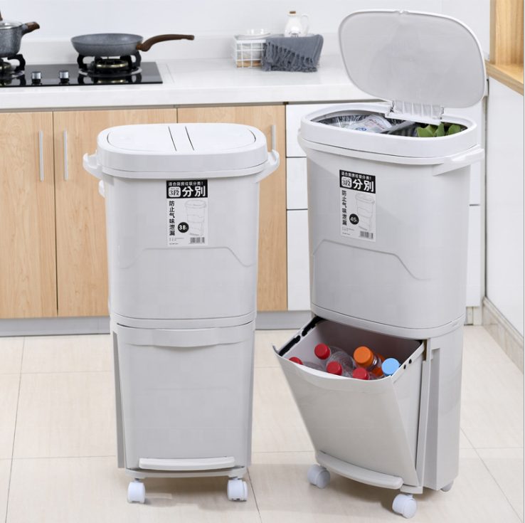 2020 new style Wholesale price large kitchen garbage can With a single cover