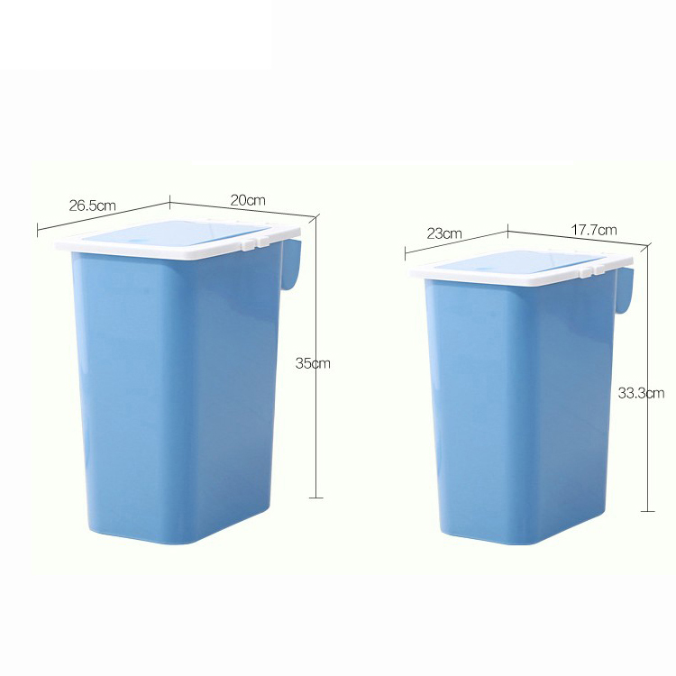 METIS hot sale office and home push plastic trash dust bin