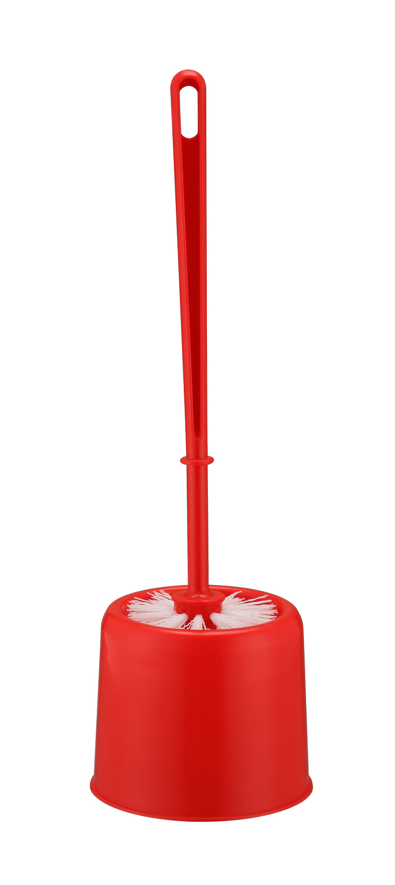 New Design by Upright Soft PET Bristle Plastic Curved Toilet Brush 9112 