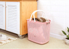 High Quality Plastic Collapsible Laundry Basket Dirty Clothes Wash Bin Container With Handles Box Storage Bucket Organizer Metis A7012