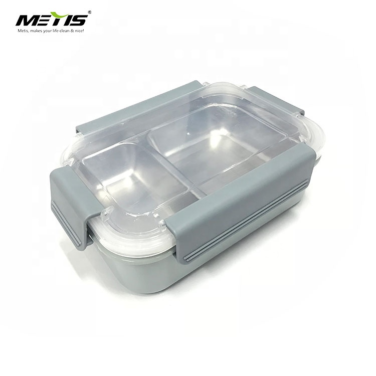 Good selling stainless steel two parts food containers lunch box