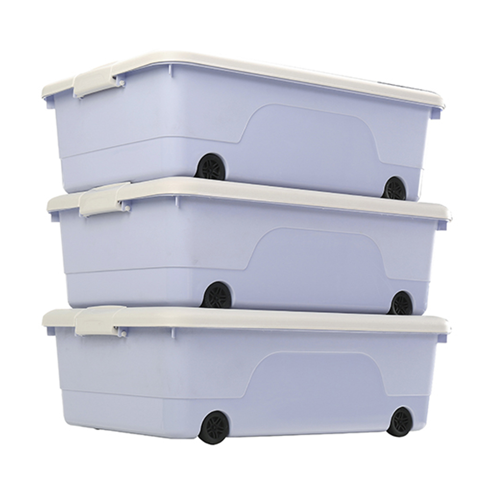 Stackable durable large capacity kids plastic toy storage box