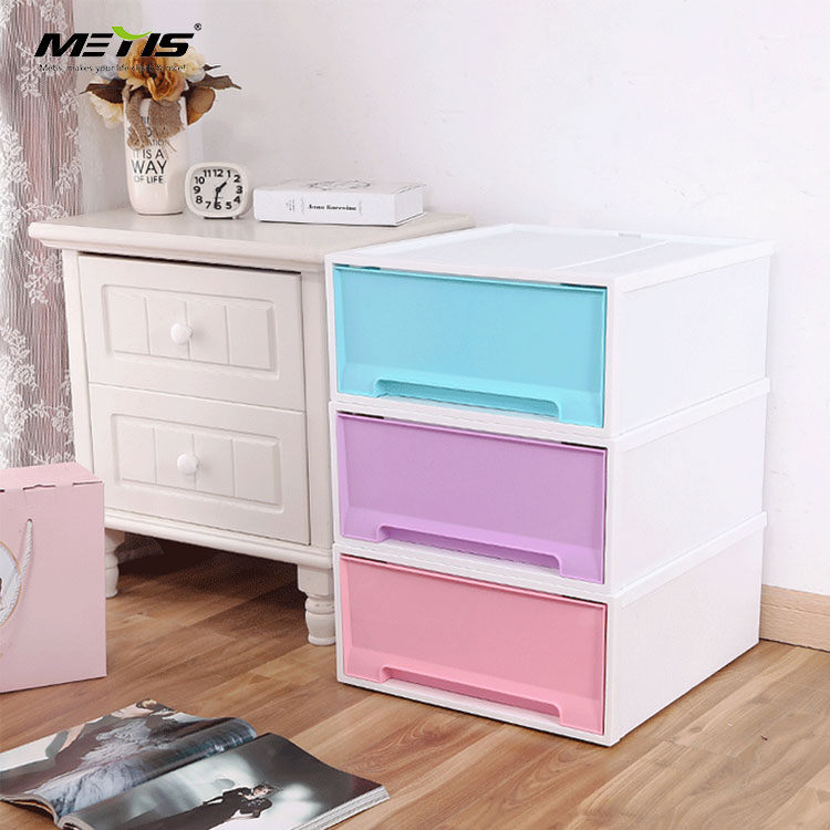 METIS high quality free Stackable plastic storage cabinet drawer