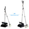 Hot Sale Telescopic Long Handle Kitchen Folding Windproof Broom And Dustpan Set SS002-1-6