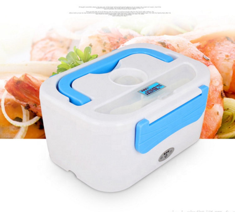 12V 40W 50HZ 1.2Lintergrated plastic electric heating lunch box food warmer lunch box for car