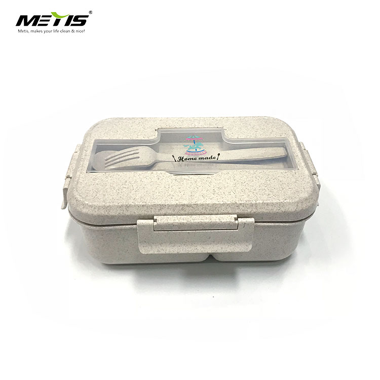 Cheap Wheat Straw Lunch Box Reusable Food Storage Container