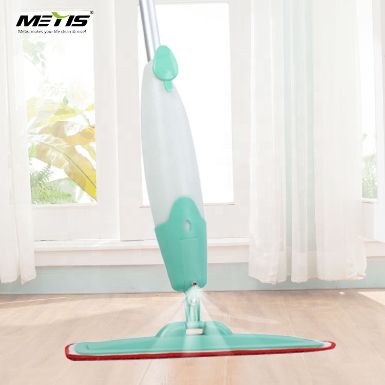China wholesale high efficiency microfiber mop water spray mop with long pole