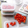 BPA free FDA/LFGB safe 800-1000 ml clear plastic crisper food container lunch box with lid A4007