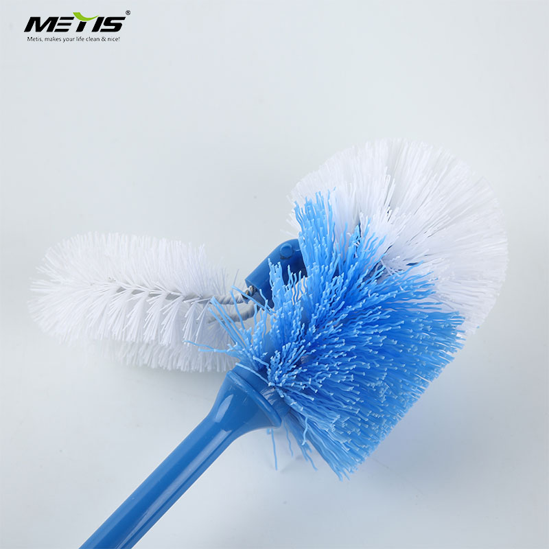 Plastic Toilet Brush Holder Set Thickened Durable Cleaning For Metis 9424