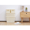  Plastic Hollow Storage Box with Lid Clothes Storage Box Breathable Storage Basket A8003-2