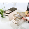 10L Cheap Transparent big size food container Rice plastic bucket