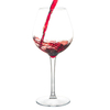 Unbreakable Red Wine Glasses 17 oz Tritan Plastic Reusable Stemware Plastic Wine Cup