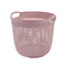Flexible Round Plastic Laundry Clothes Washing Basket with handles