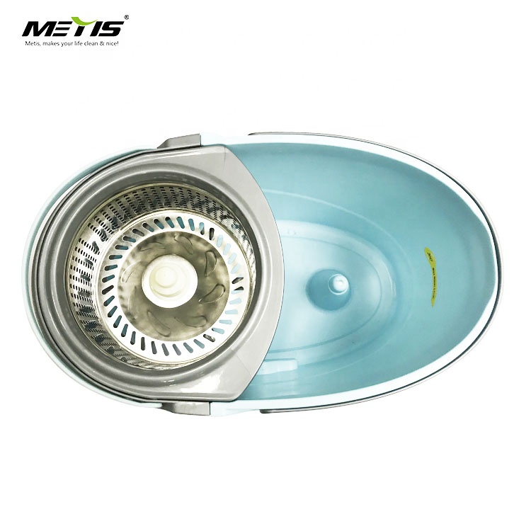 Home high quality 360 degree swift stainless steel rotating magic microfiber mop and bucket combination wholesale