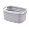 New design medium size plastic hollow-out storage basket With handle