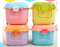 2020 new design Home cartoon safe storage box with wheel for children BPA free