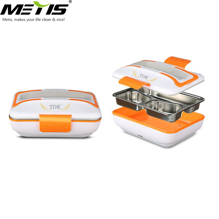 new invetion 2019 stainless steel portable electric lunch box food warmer for car use