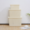 Durable Large Plastic Storage Box Basket Bin Container with lids