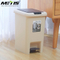 10L 20L household office kitchen plastic waste bin foot pedal trash can with push lid