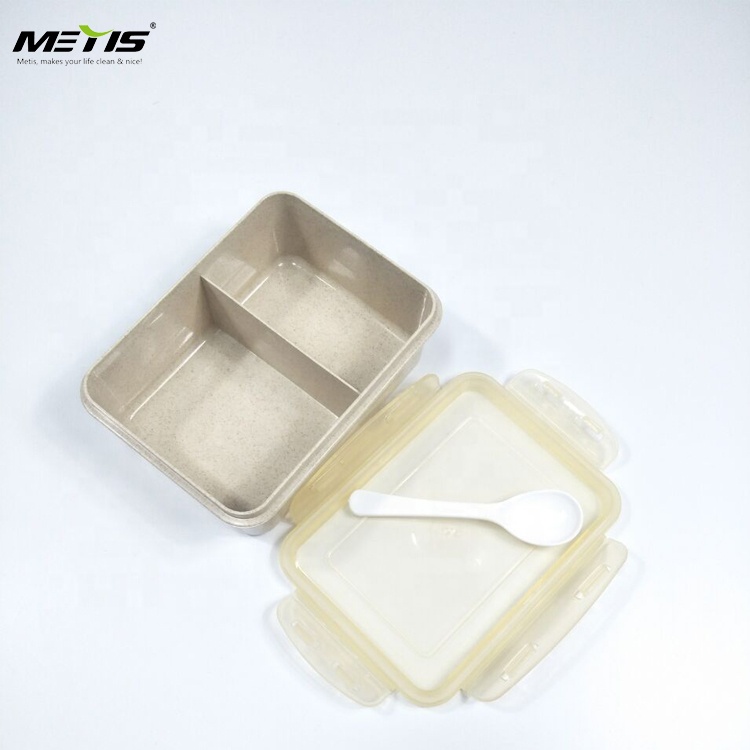 Environmentally friendly biodegradable A6074 optional TPR straw lunch box