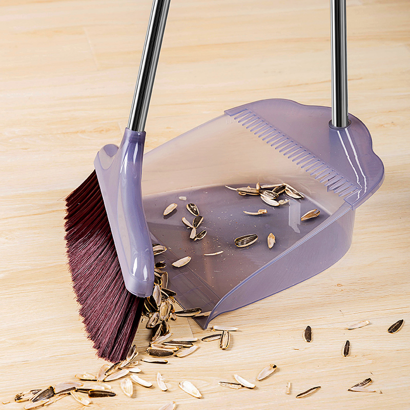 Long Handled stainless steel Broom And Dustpan Set M1007