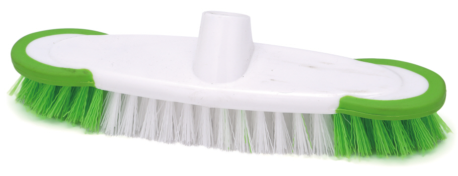 Wholesale modern plastic indoor hard curved bristle broom 8058-2